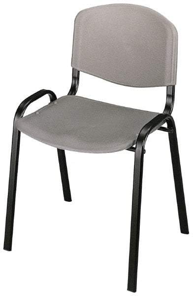 Safco - Charcoal Stackinging Chair - 21 Inch Wide x 18 Inch Deep x 7 Inch High - Benchmark Tooling