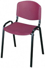 Safco - Burgundy Stackinging Chair - 21 Inch Wide x 18 Inch Deep x 7 Inch High - Benchmark Tooling