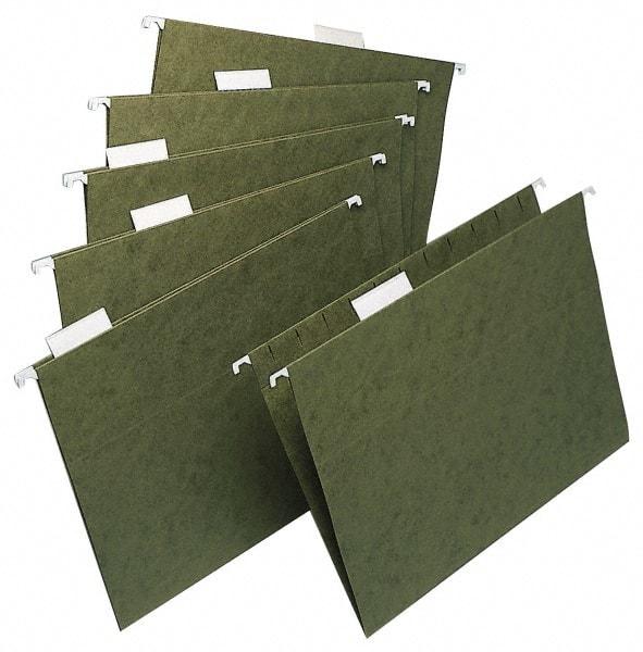 UNIVERSAL - 10 x 15", Legal, Green, Hanging File Folder - 1/3 Tab Cut Location - Benchmark Tooling