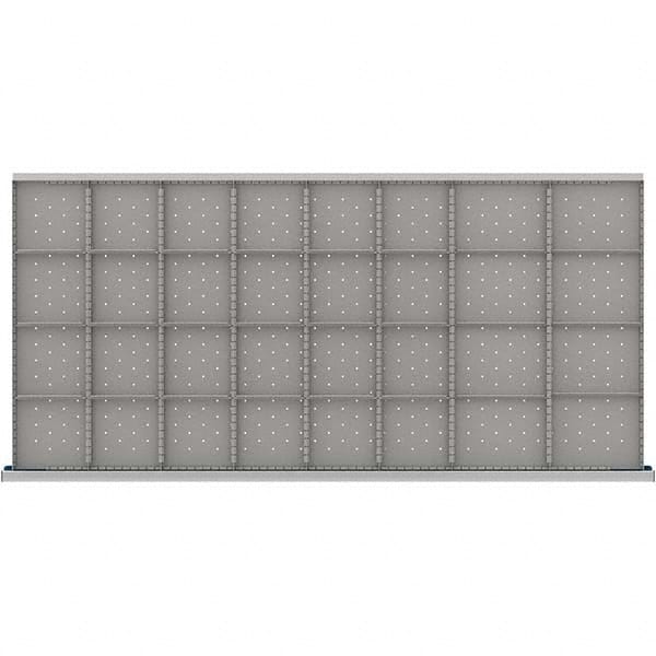 LISTA - 32-Compartment Drawer Divider Layout for 3.15" High Drawers - Benchmark Tooling