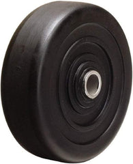 Hamilton - 4 Inch Diameter x 1-1/4 Inch Wide, Hard Rubber Caster Wheel - 250 Lb. Capacity, 1-1/2 Inch Hub Length, 1/2 Inch Axle Diameter, Self-Lube Bearing - Benchmark Tooling