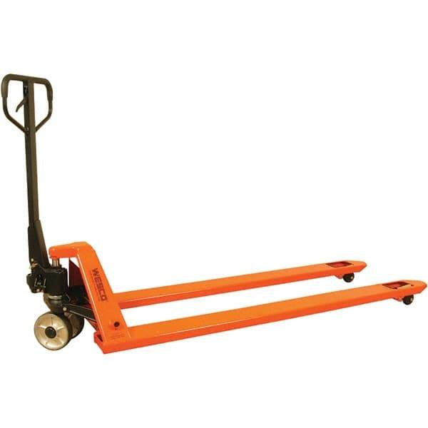 Wesco Industrial Products - Pallet Trucks/Jacks Type: Long Fork Pallet Truck Load Capacity (Lb.): 4,400 - Benchmark Tooling