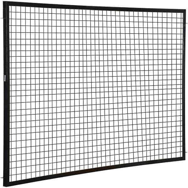 Vestil - 8' Long x 5' High, Black Hinged Door - Benchmark Tooling