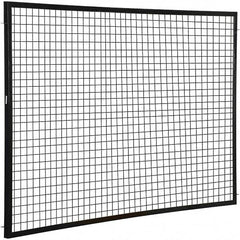 Vestil - 8' Long x 5' High, Black Hinged Door - Benchmark Tooling