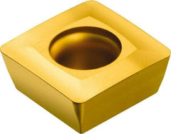 Sandvik Coromant - SPMT432 WH Grade 4030 Carbide Milling Insert - Al2O3/TiN/TiCN Finish, 4.75mm Thick, 1/2" Inscribed Circle, 0.8mm Corner Radius - Benchmark Tooling