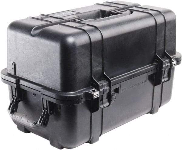 Pelican Products, Inc. - 12-47/64" Wide x 12-3/4" High, Clamshell Hard Case - Black, Polypropylene - Benchmark Tooling