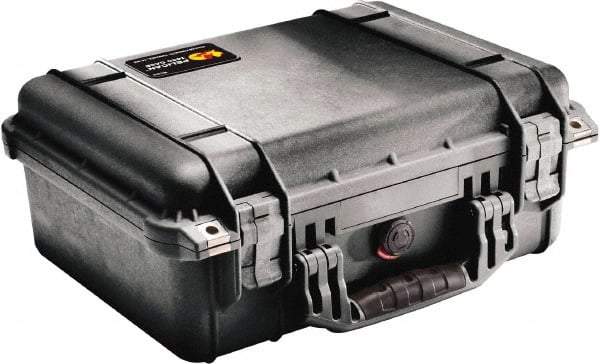 Pelican Products, Inc. - 13" Wide x 6-53/64" High, Clamshell Hard Case - Black, Polypropylene - Benchmark Tooling