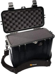 Pelican Products, Inc. - 8-23/32" Wide x 13-5/32" High, Top Loader Case - Black, Polypropylene - Benchmark Tooling