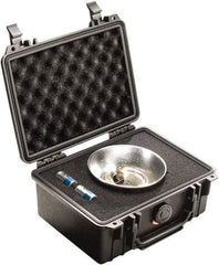 Pelican Products, Inc. - 7-51/64" Wide x 4-19/64" High, Clamshell Hard Case - Black, Polypropylene - Benchmark Tooling
