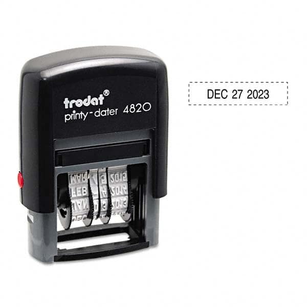 Trodat - Pre-inked Custom Stamps Type: Custom Stamp - Dater Message: Date - Benchmark Tooling