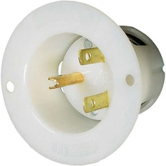 Hubbell Wiring Device-Kellems - Straight Blade Plugs & Connectors Connector Type: Flanged Inlet Grade: Industrial - Benchmark Tooling