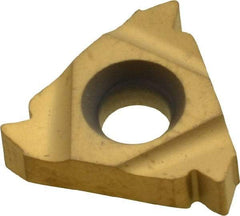 Seco - 16ER External Right Hand 10 UN Laydown Threading Insert - Grade CP500, TiAlN/TiN Coated Carbide - Benchmark Tooling