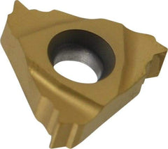 Seco - 16ER External Right Hand 14 UN Laydown Threading Insert - Grade CP500, TiAlN/TiN Coated Carbide - Benchmark Tooling