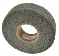 Norton - 8" Diam, 2" Face Width, 3" Center Hole, Medium Grade, Silicon Carbide Deburring Wheel - Convolute, Medium Density 4 Grade, 2,500 RPM - Benchmark Tooling