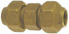 NIBCO - 1-1/4" Cast Copper Pipe Flared Coupling - FL x FL - Benchmark Tooling