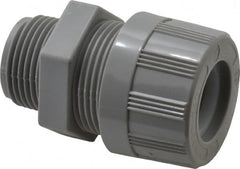 Woodhead Electrical - 6.35 to 9.53mm Capacity, Liquidtight, Straight Strain Relief Cord Grip - 3/4 NPT Thread, Nylon - Benchmark Tooling
