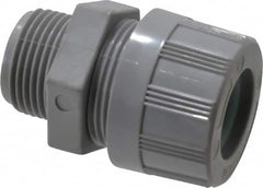 Woodhead Electrical - 9.53 to 11.1mm Capacity, Liquidtight, Straight Strain Relief Cord Grip - 3/4 NPT Thread, Nylon - Benchmark Tooling