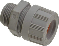 Woodhead Electrical - 15.88 to 19.05mm Capacity, Liquidtight, Straight Strain Relief Cord Grip - 3/4 NPT Thread, Nylon - Benchmark Tooling