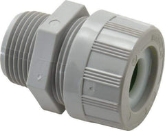 Woodhead Electrical - 14.27 to 17.45mm Capacity, Liquidtight, Straight Strain Relief Cord Grip - 1 NPT Thread, Nylon - Benchmark Tooling