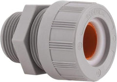 Woodhead Electrical - 15.88 to 19.05mm Capacity, Liquidtight, Straight Strain Relief Cord Grip - 1 NPT Thread, Nylon - Benchmark Tooling