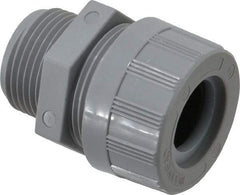 Woodhead Electrical - 19.05 to 22.23mm Capacity, Liquidtight, Straight Strain Relief Cord Grip - 1 NPT Thread, Nylon - Benchmark Tooling