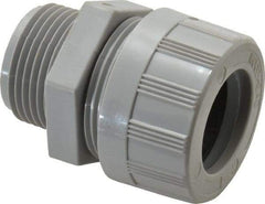 Woodhead Electrical - 25.4 to 28.58mm Capacity, Liquidtight, Straight Strain Relief Cord Grip - 1 NPT Thread, Nylon - Benchmark Tooling