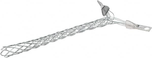 Woodhead Electrical - 17.78 to 21.59mm Capacity, Safeway, Straight Strain Relief Cord Grip - 8-1/2" Long, Aluminum - Benchmark Tooling