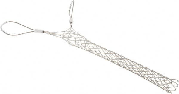 Woodhead Electrical - Double Eye, Closed Mesh, Bronze Wire Pulling Grip - 20" Mesh, 1-3/4 to 1.99" Cable Diam - Benchmark Tooling