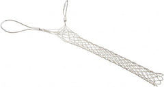 Woodhead Electrical - Double Eye, Closed Mesh, Bronze Wire Pulling Grip - 20" Mesh, 1-3/4 to 1.99" Cable Diam - Benchmark Tooling