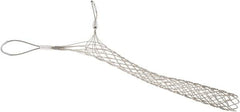 Woodhead Electrical - Double Eye, Closed Mesh, Bronze Wire Pulling Grip - 22" Mesh, 2 to 2.49" Cable Diam - Benchmark Tooling