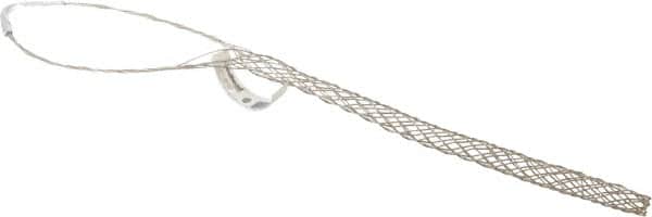 Woodhead Electrical - 3/4 to 0.99 Inch Cable Diameter, Tinned Bronze, Single Loop Support Grip - 14 Inch Long, 1,300 Lb. Breaking Strength, 14 Inch Mesh Length - Benchmark Tooling