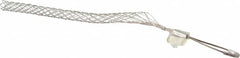 Woodhead Electrical - 1 to 1.24 Inch Cable Diameter, Tinned Bronze, Offset Loop Support Grip - 22 Inch Long, 1,680 Lb. Breaking Strength, 15 Inch Mesh Length - Benchmark Tooling