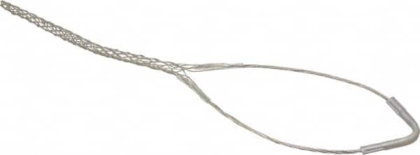 Woodhead Electrical - 0.62 to 0.74 Inch Cable Diameter, Tinned Bronze, Single Loop Support Grip - 19 Inch Long, 960 Lb. Breaking Strength, 11 Inch Mesh Length - Benchmark Tooling