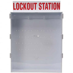 Brady - Empty Polystyrene/Acrylic Lockout Device & Tag Station - Benchmark Tooling