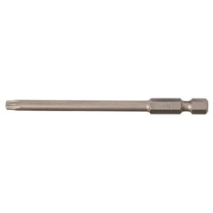 Security Torx Power Bit T15s × 90mm. 5 Bit Pack. - Benchmark Tooling