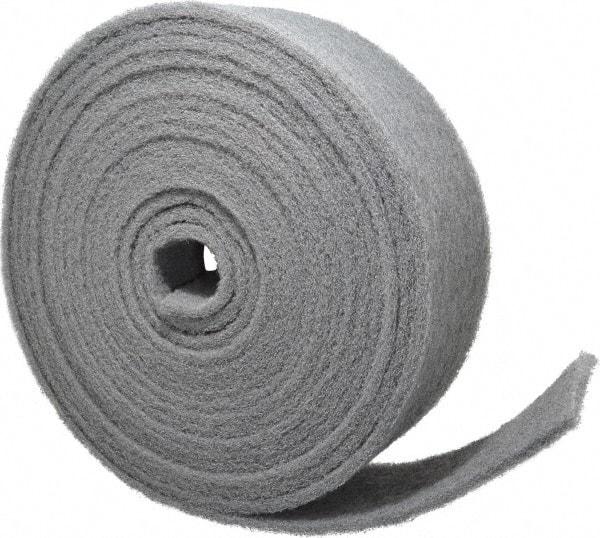 Norton - 30' Long x 4" Wide Nonwoven Roll - Very Fine Grade, Gray, Silicon Carbide - Benchmark Tooling