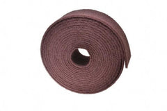 Norton - 30' Long x 4" Wide Nonwoven Roll - Very Fine Grade, Purple, Aluminum Oxide - Benchmark Tooling