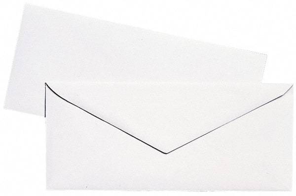 UNIVERSAL - 8-7/8" Long x 3-7/8" Wide Gummed Flap Plain White Envelope with Window - 24 Lb Paper Weight - Benchmark Tooling