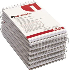 UNIVERSAL - 50 Sheet, 5 x 3", Glue Top Ruled Writing Pad - White - Benchmark Tooling
