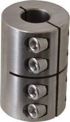 Climax Metal Products - 3/4" Inside x 1-1/2" Outside Diam, One Piece Split Clamping Collar - 2-1/4" Long - Benchmark Tooling