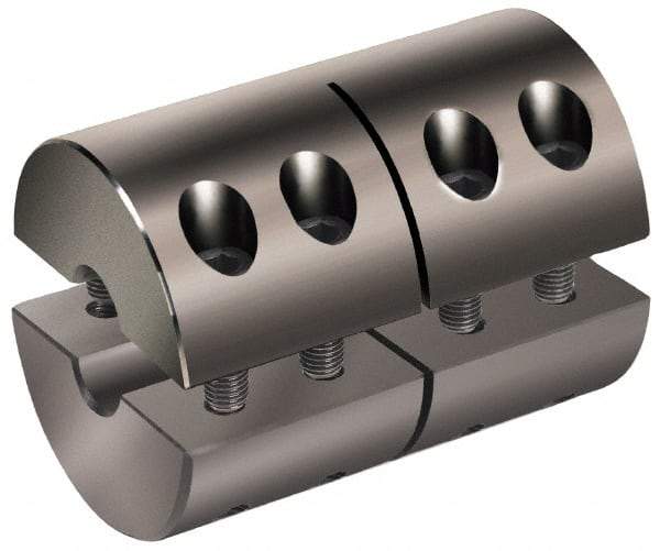 Climax Metal Products - 1" Inside x 3-1/4" Outside Diam, Machinable Rigid Coupling - No Keyway - 4-7/8" Long - Benchmark Tooling