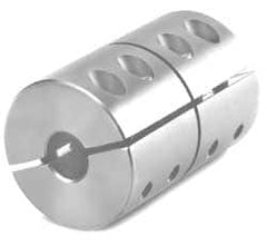 Climax Metal Products - 1/2" Inside x 2" Outside Diam, Machinable Rigid Coupling - No Keyway - 3" Long - Benchmark Tooling