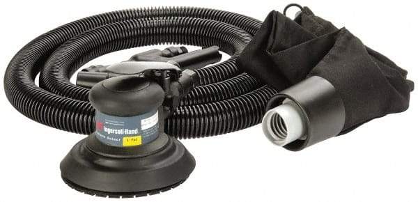 Ingersoll-Rand - 12,000 OPM, 15.8 CFM Air Consumption, Palm Air Orbital Sander - Round Pad, 1/4 NPT Inlet - Benchmark Tooling