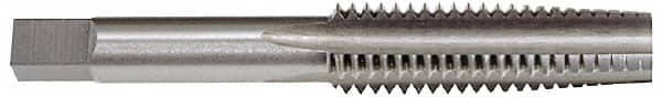 Hertel - #1-64 UNC 3B 2 Flute Bright Finish High Speed Steel Straight Flute Standard Hand Tap - Taper, Right Hand Thread, 1-11/16" OAL, H1 Limit - Benchmark Tooling