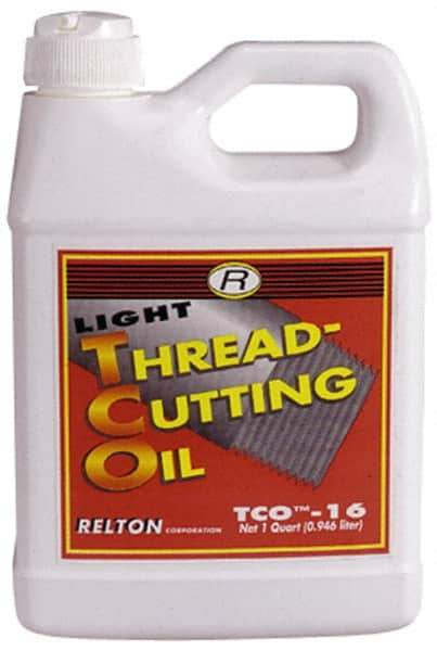 Relton - TCO-14, 55 Gal Drum Tapping Fluid - Straight Oil, For Thread Smoothing - Benchmark Tooling