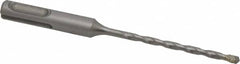 Relton - 5/32" Diam, SDS-Plus Shank, Carbide-Tipped Rotary & Hammer Drill Bit - Benchmark Tooling