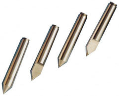 Riten - 2" Head Diam, Hardened Tool Steel Standard Point Solid Dead Center - Jarno 16 Taper, 2" Point Diam, 12" OAL - Benchmark Tooling