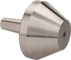 Riten - 2MT & 3MT Taper, 7/8 to 1-3/4" Point Diam, Hardened Tool Steel Lathe Bull Nose Point - 1-3/16" OAL - Benchmark Tooling