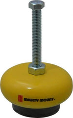 Gibraltar - 3/8-16 Bolt Thread, 1-1/2" High Leveling Mount - 300 Max Lb Capacity, 3" Base Diam - Benchmark Tooling