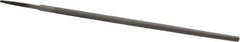 Value Collection - 10" Long, Bastard Cut, Round American-Pattern File - Double Cut, Tang - Benchmark Tooling